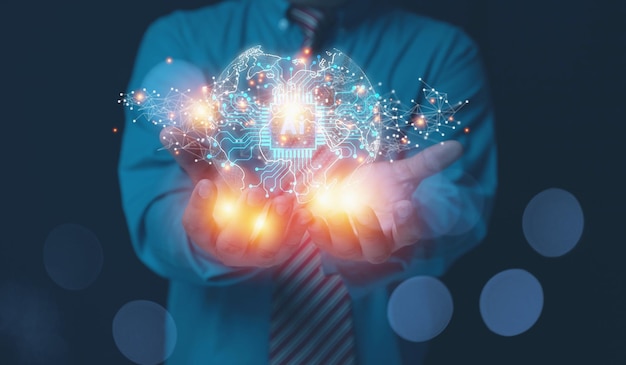 Smart technology interface with artificial intelligence features for business solutions